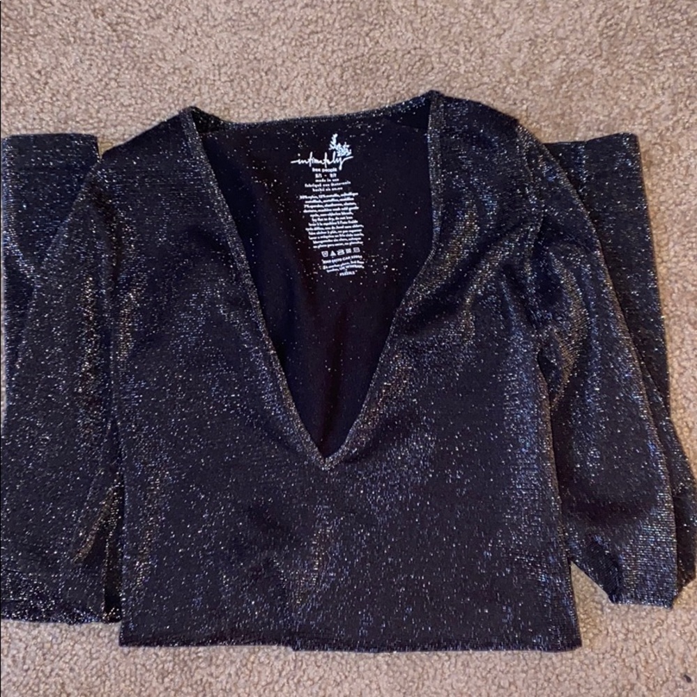 Free People Sparkly Top!